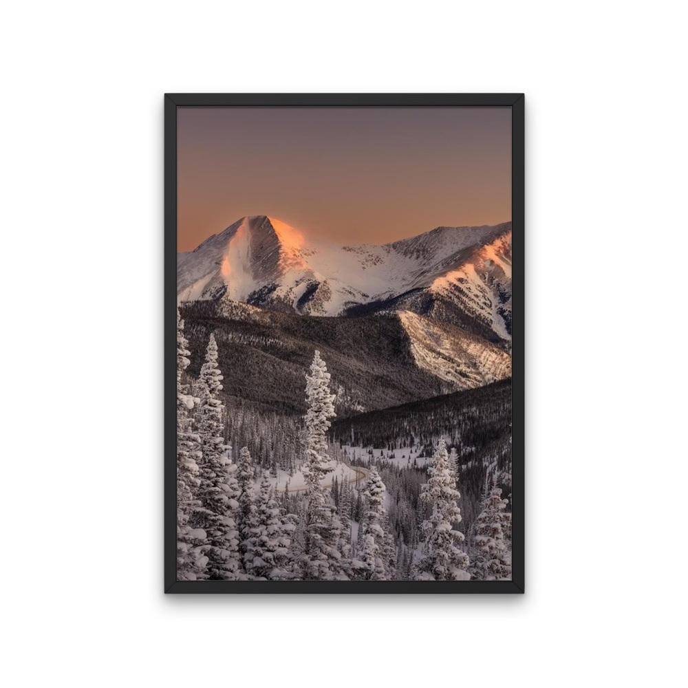 “Winter Wonderland” - A Breathtaking 18x24 Photo of the Colorado Mountains